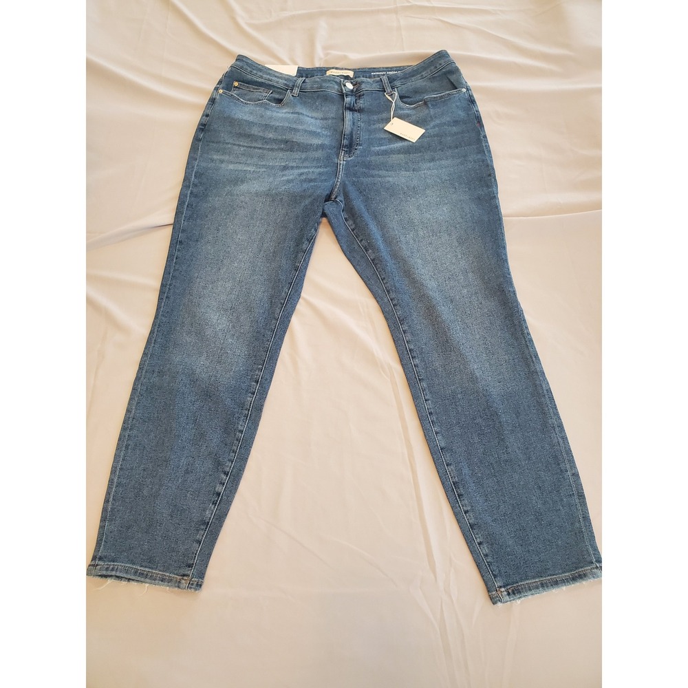 Warp Weft Skinny High Rise Midtone Jeans Women's Size 22